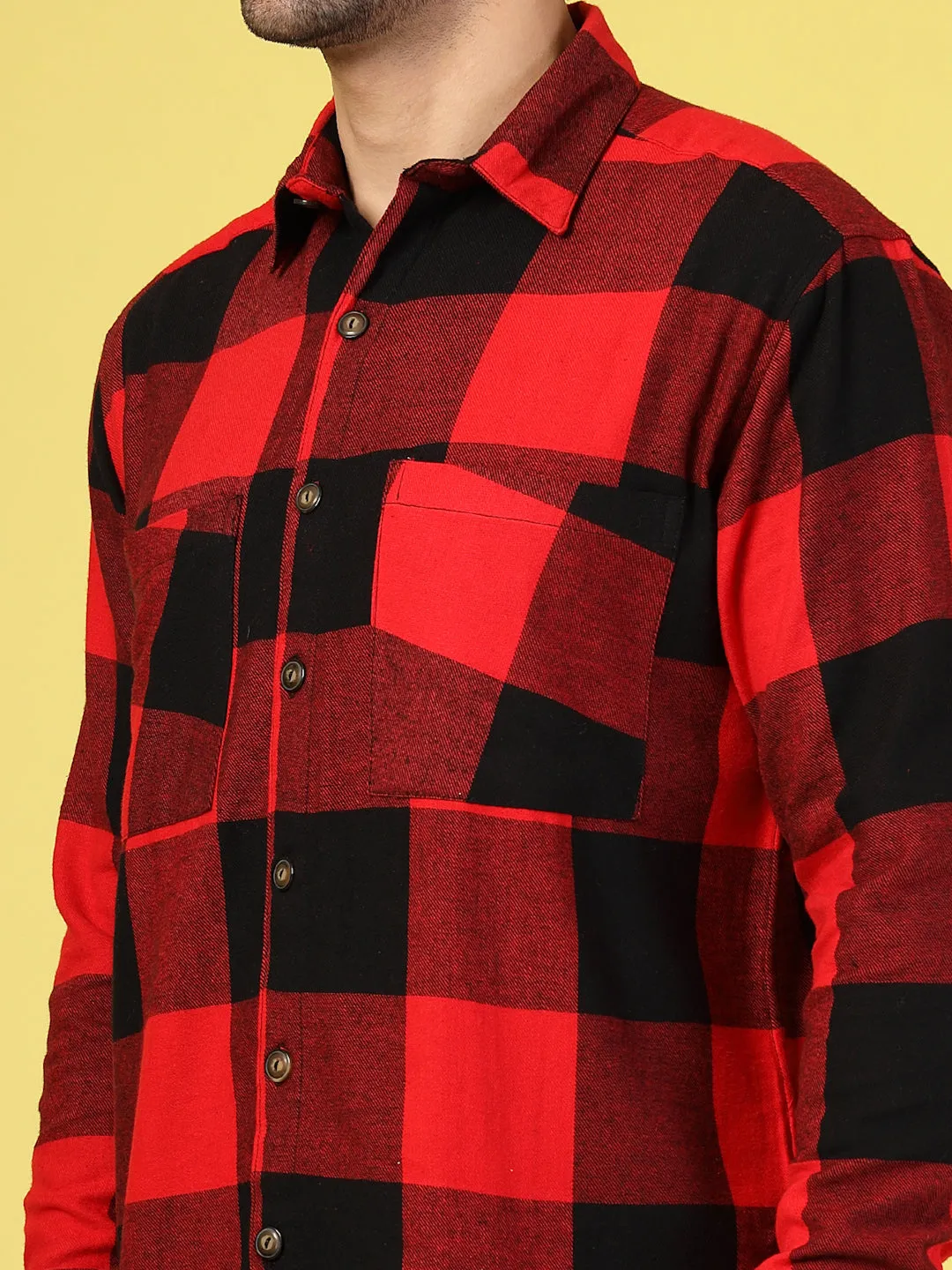 Oversized Checked Flannel Shacket