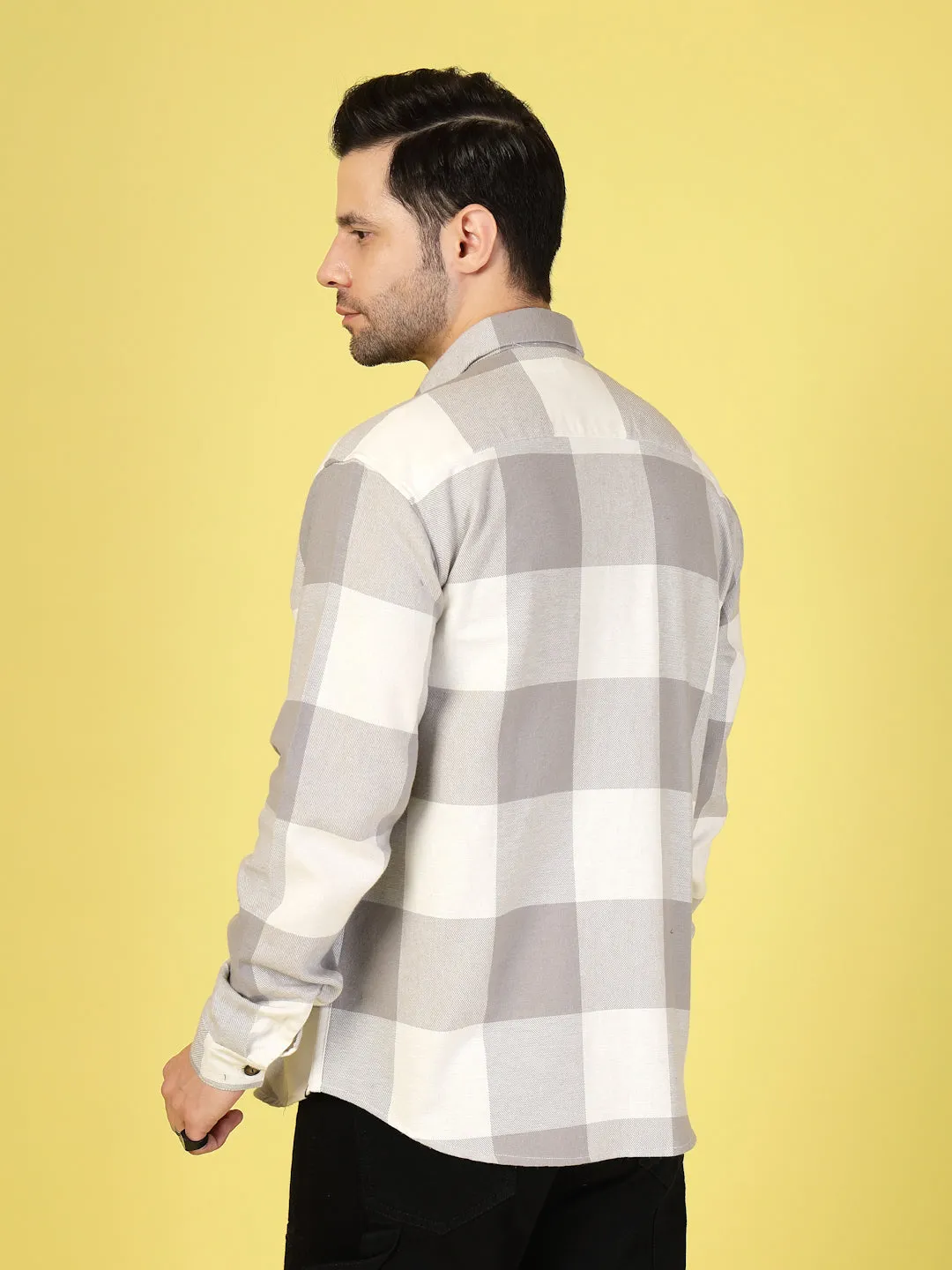 Oversized Checked Flannel Shacket