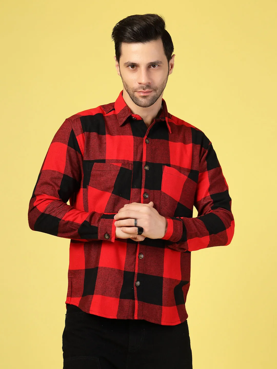 Oversized Checked Flannel Shacket