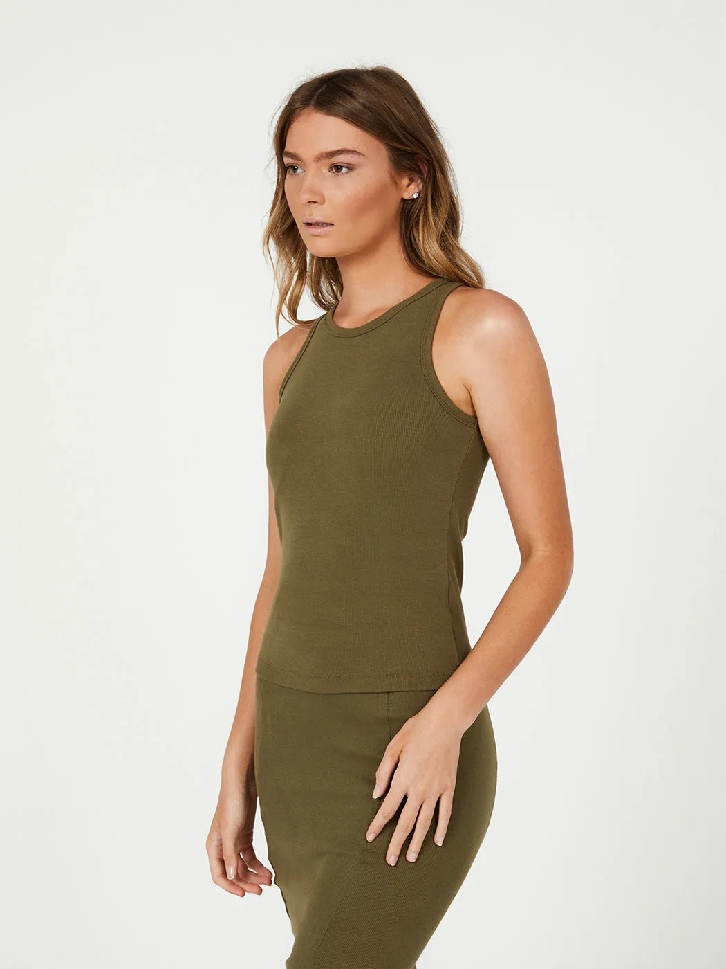 Paige Tank - Burnt Olive