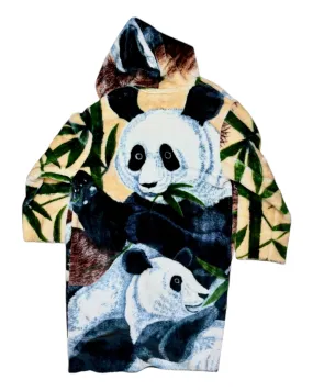 “Panda” Fleece Trench Coat