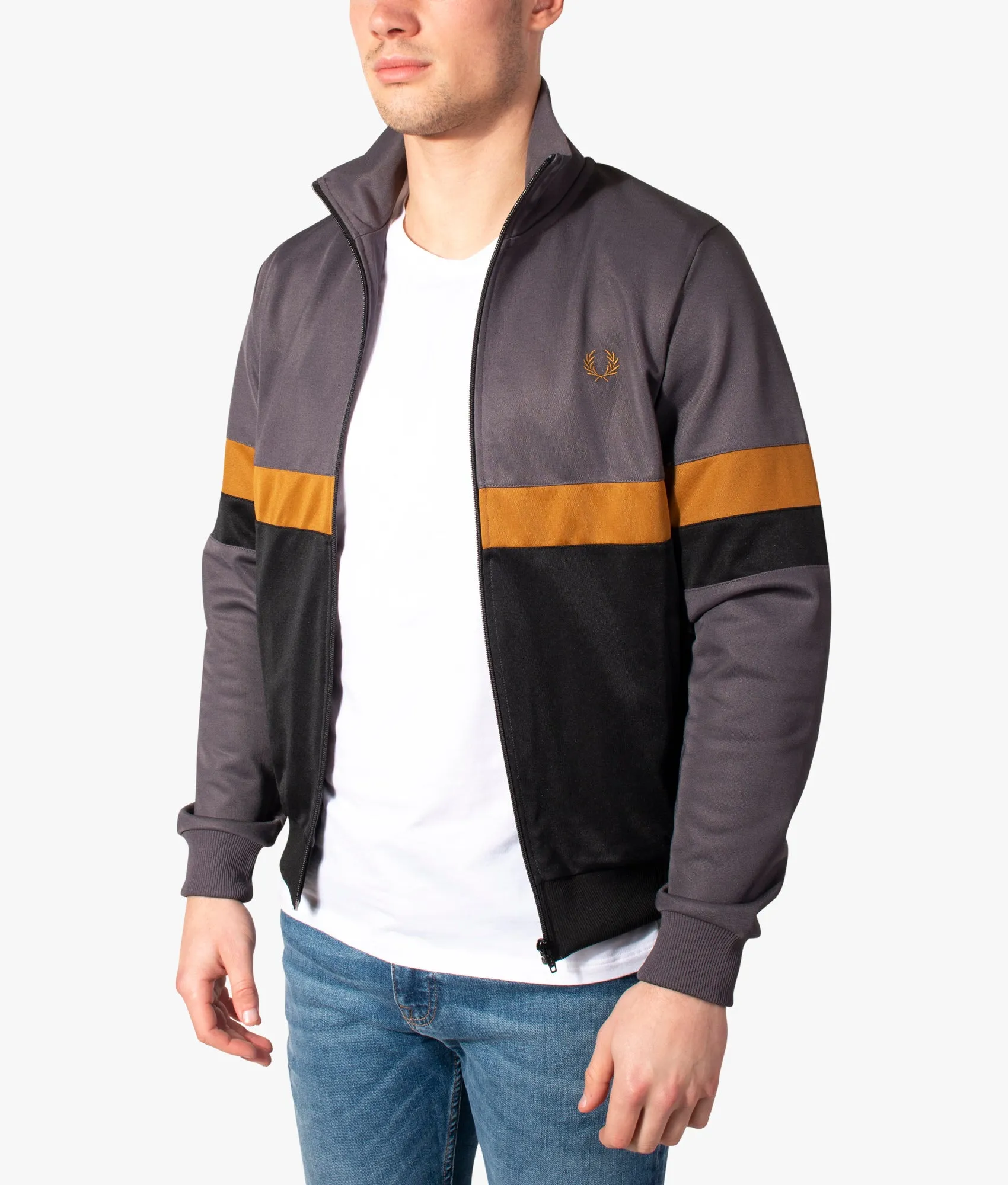 Panelled Track Top