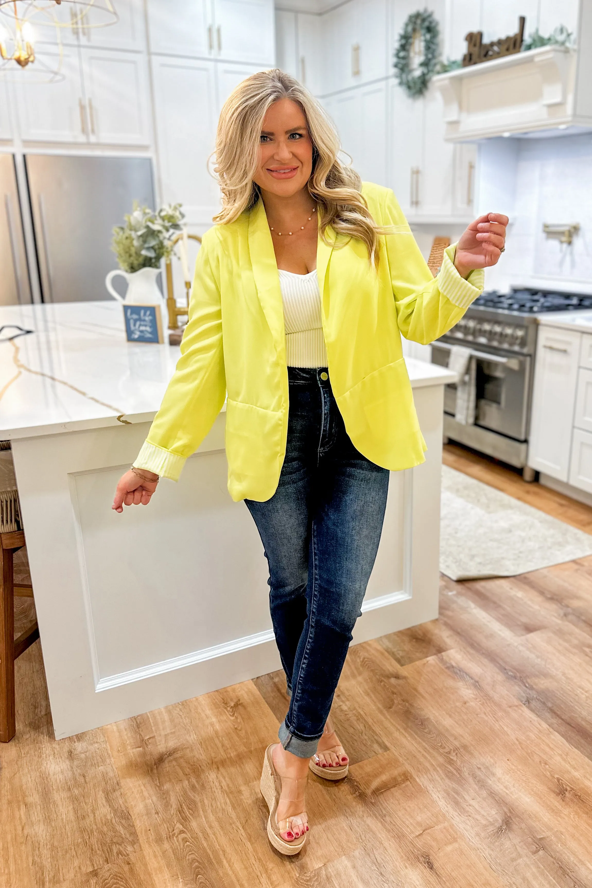 Peyton Long Sleeve Blazer  *FINAL SALE*