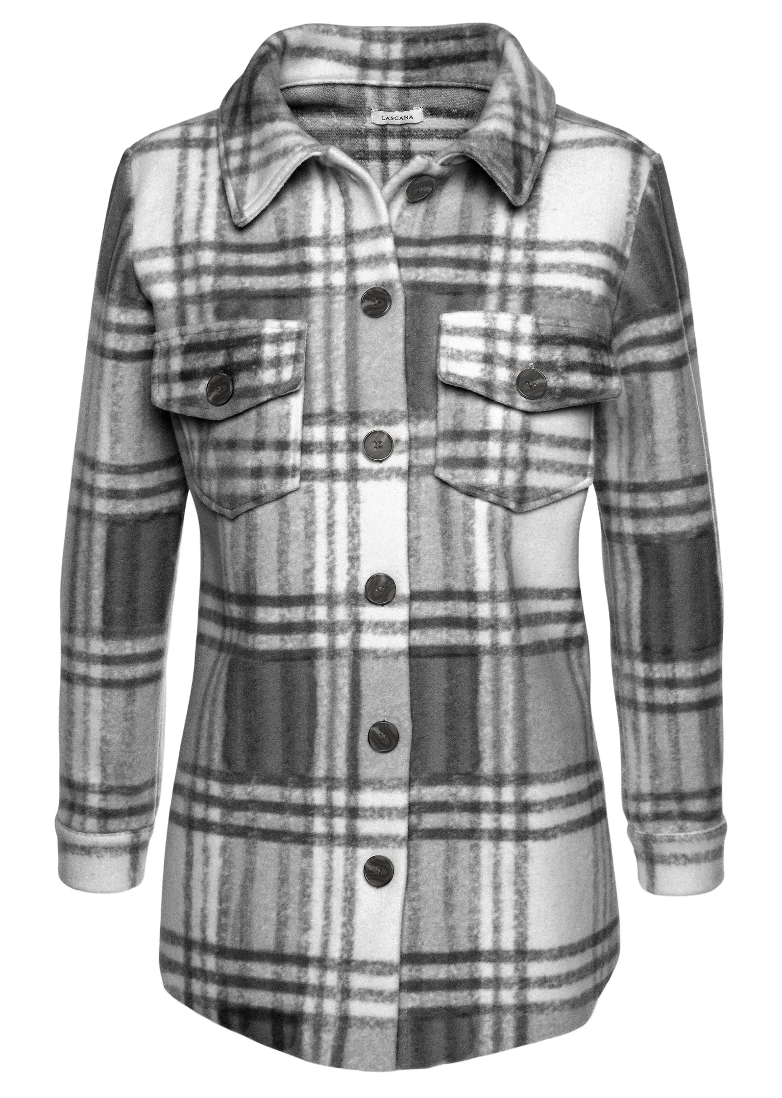 Plaid Jacket - Black & White