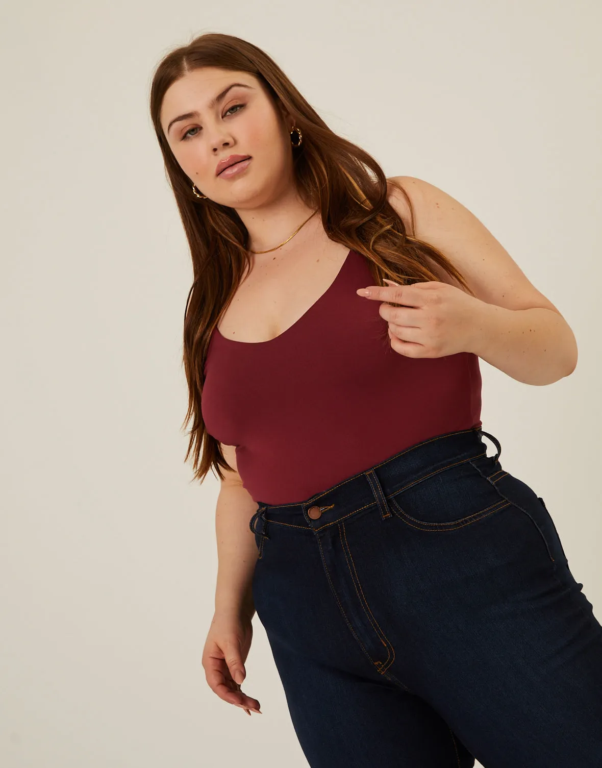 Plus Size All You Need Spaghetti Strap Tank