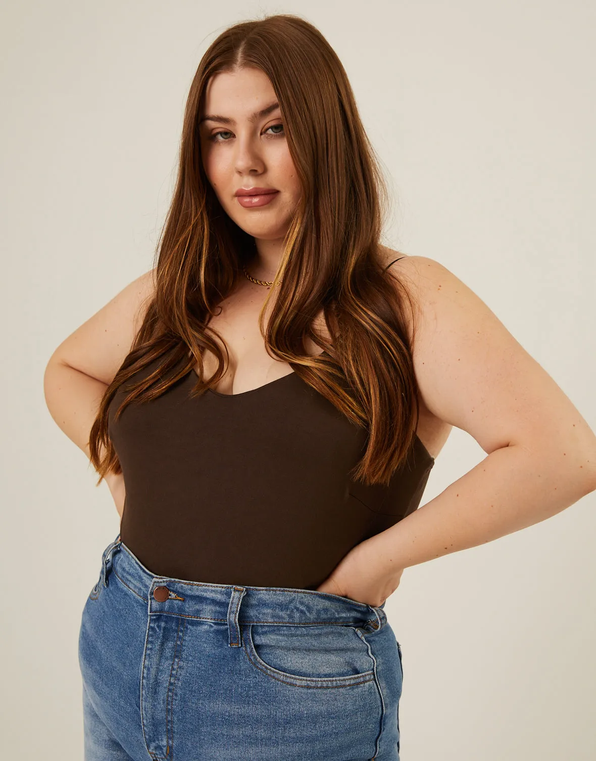 Plus Size All You Need Spaghetti Strap Tank