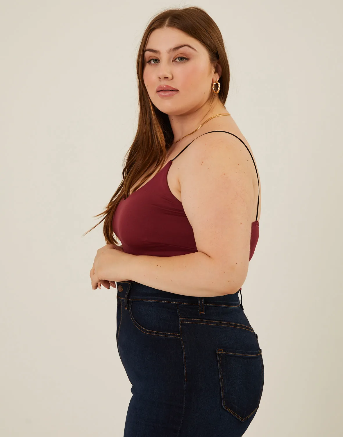 Plus Size All You Need Spaghetti Strap Tank