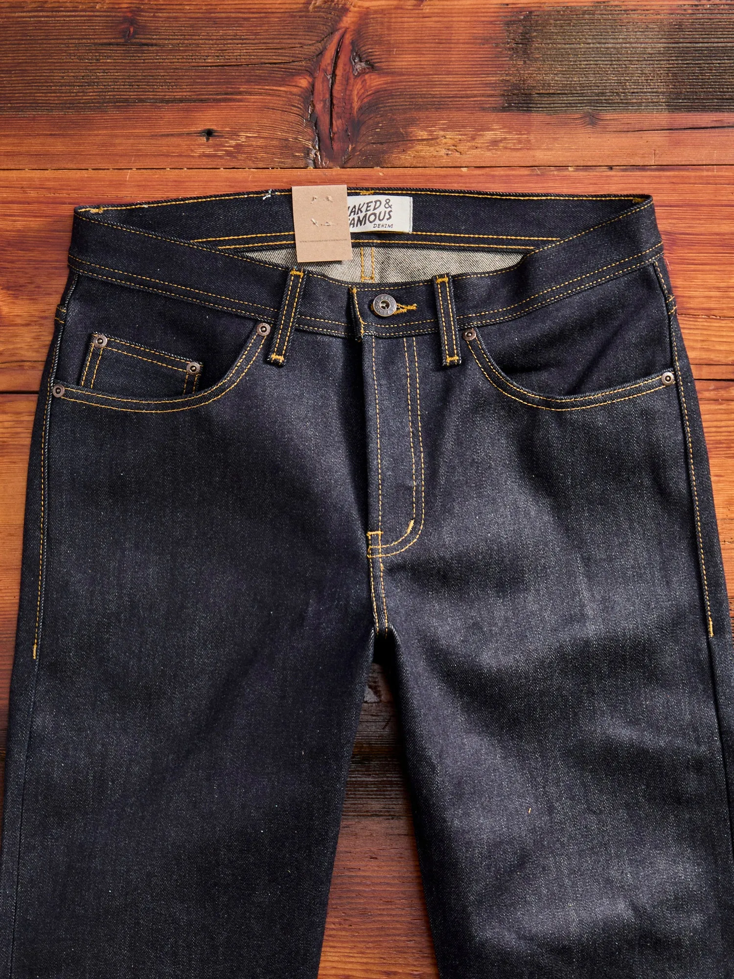 "All Natural Foxfibre" 15oz Selvedge Denim - Weird Guy Fit