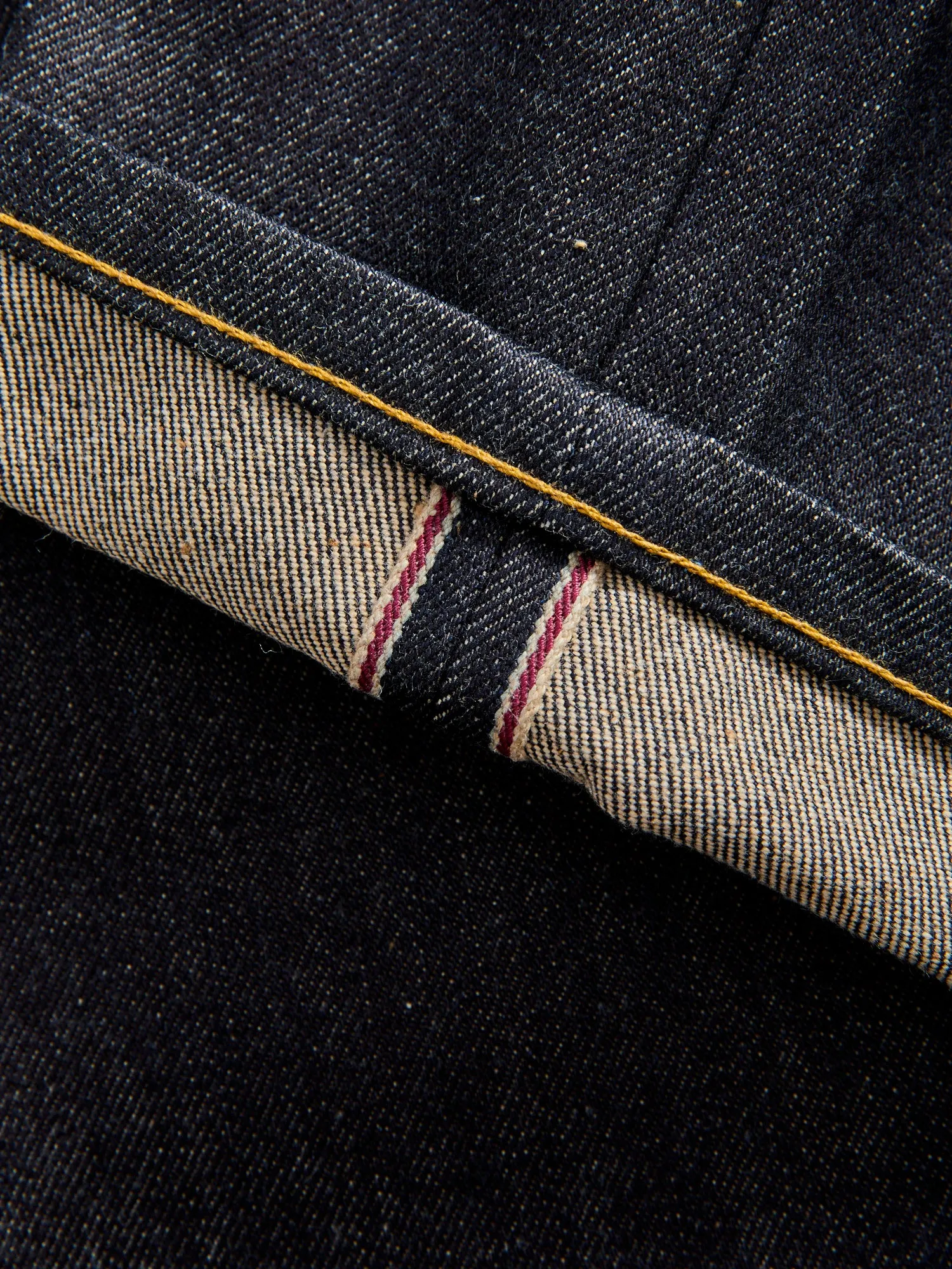 "All Natural Foxfibre" 15oz Selvedge Denim - Weird Guy Fit