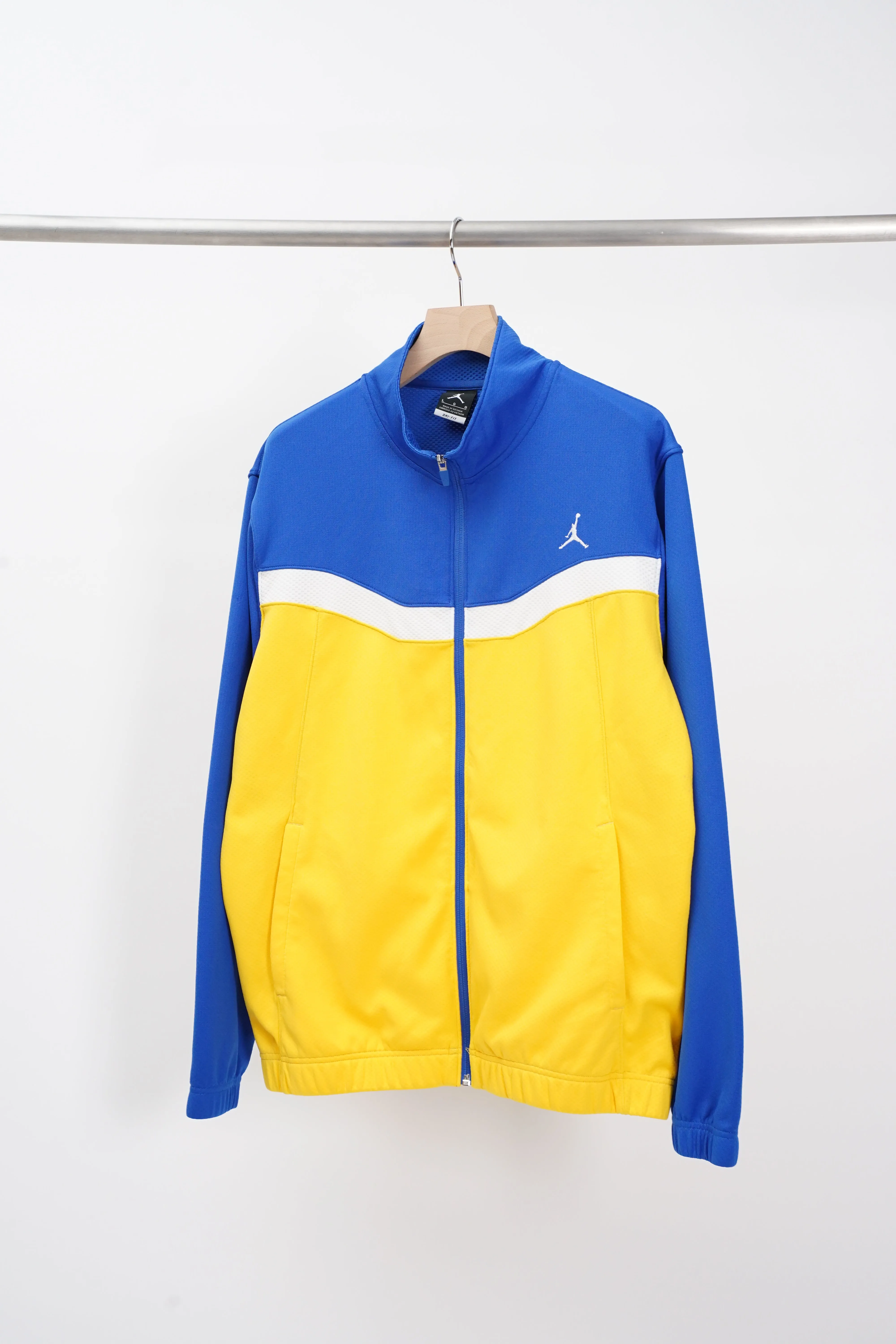 "Jordan" -Polyester Mesh Jersey Track Jacket-