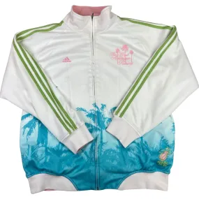 Rare 00s Adidas Miami Heat Home Cooked 'The Great American Riviera' Track Jacket