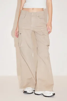 Retro Khaki Cargo Pant