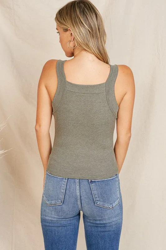 Ribbed Tank Top - Final Sale