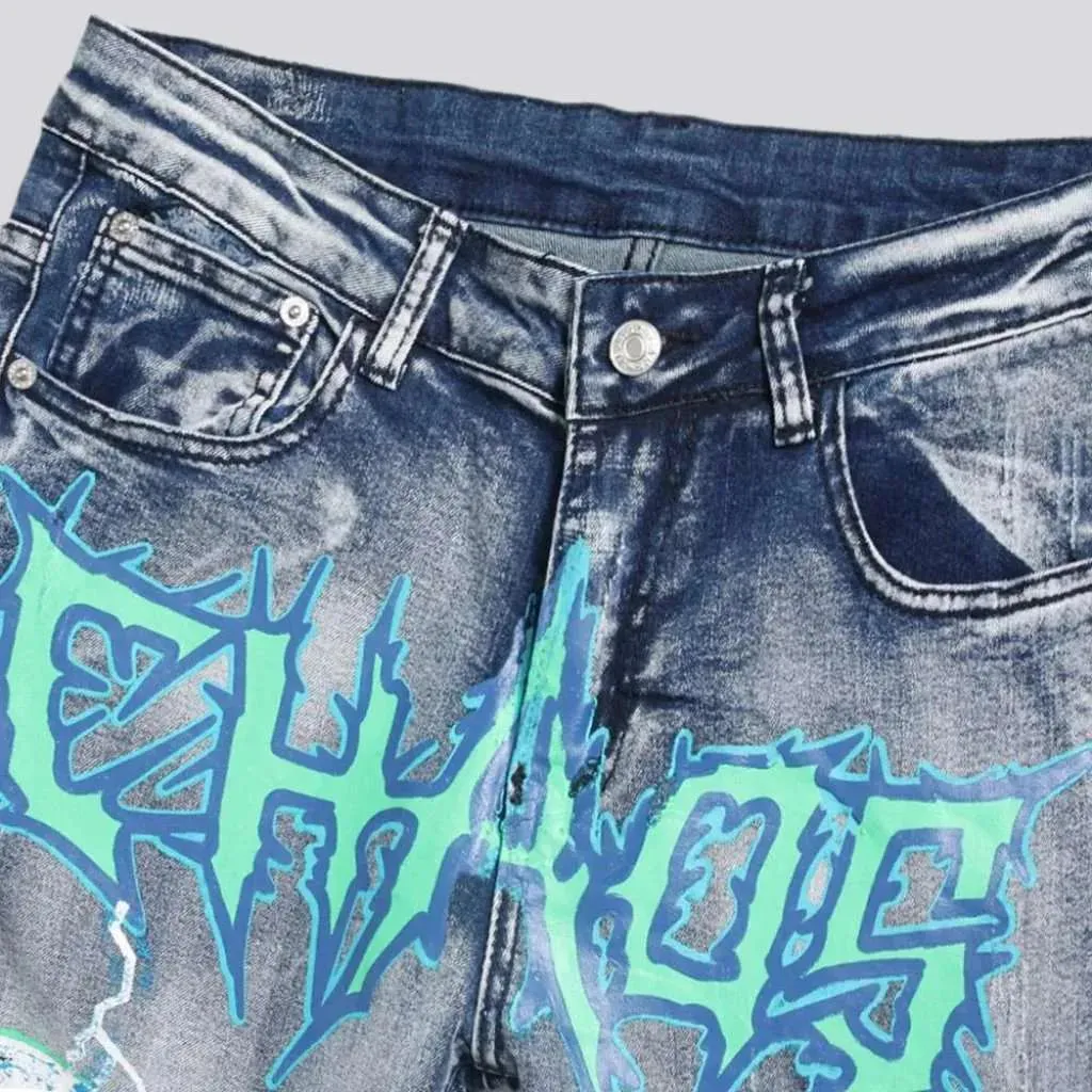 Ripped men's y2k jeans