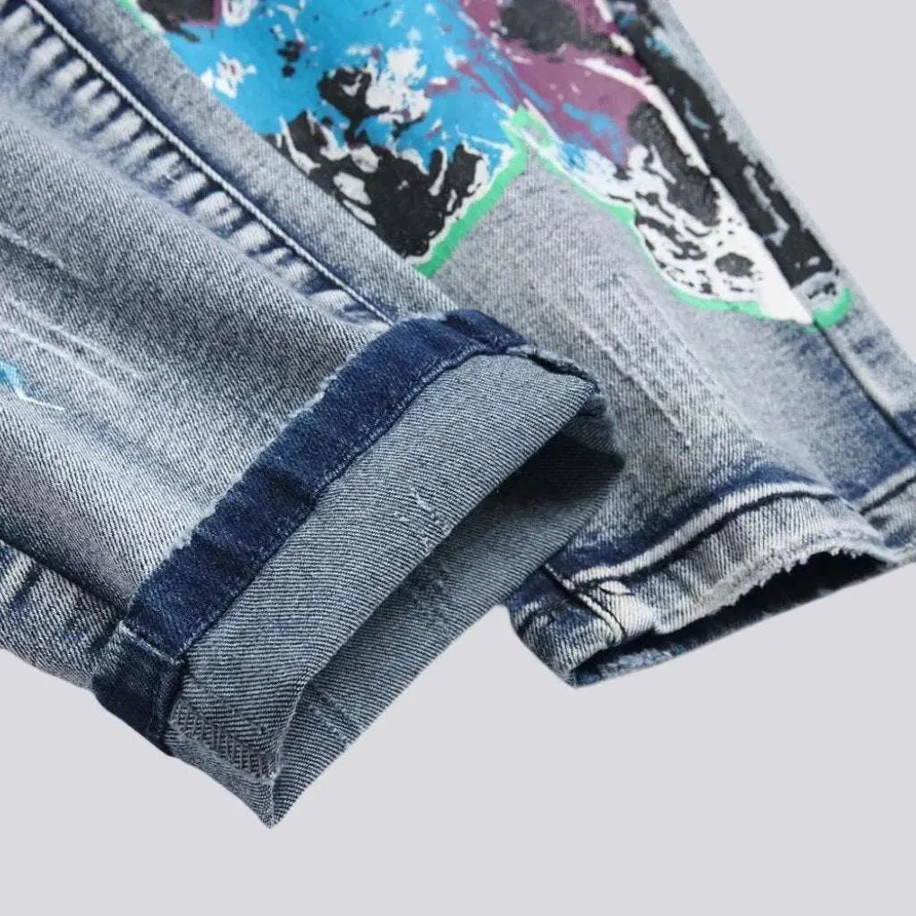 Ripped men's y2k jeans