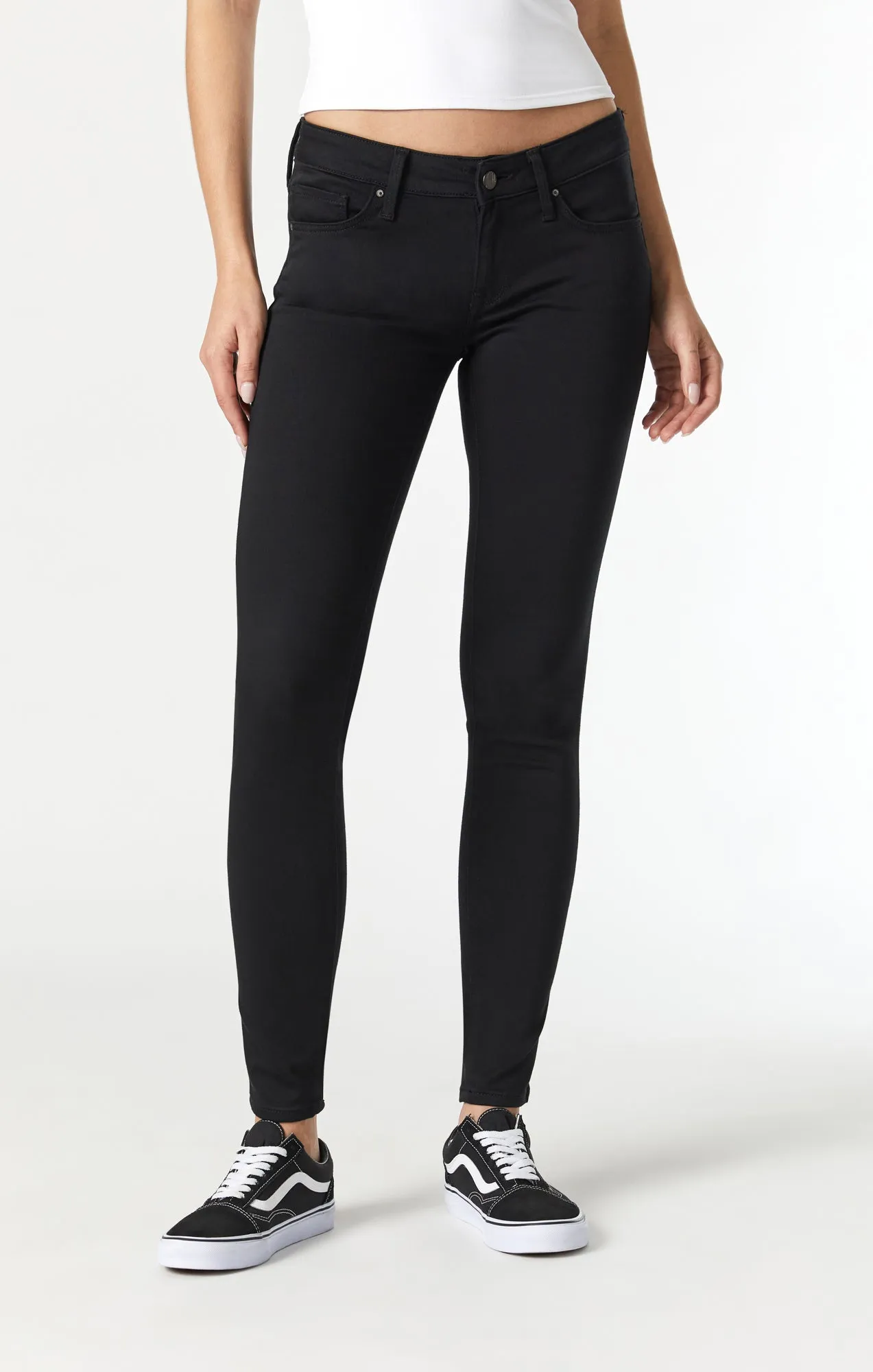 SERENA SUPER SKINNY JEANS IN JET BLACK