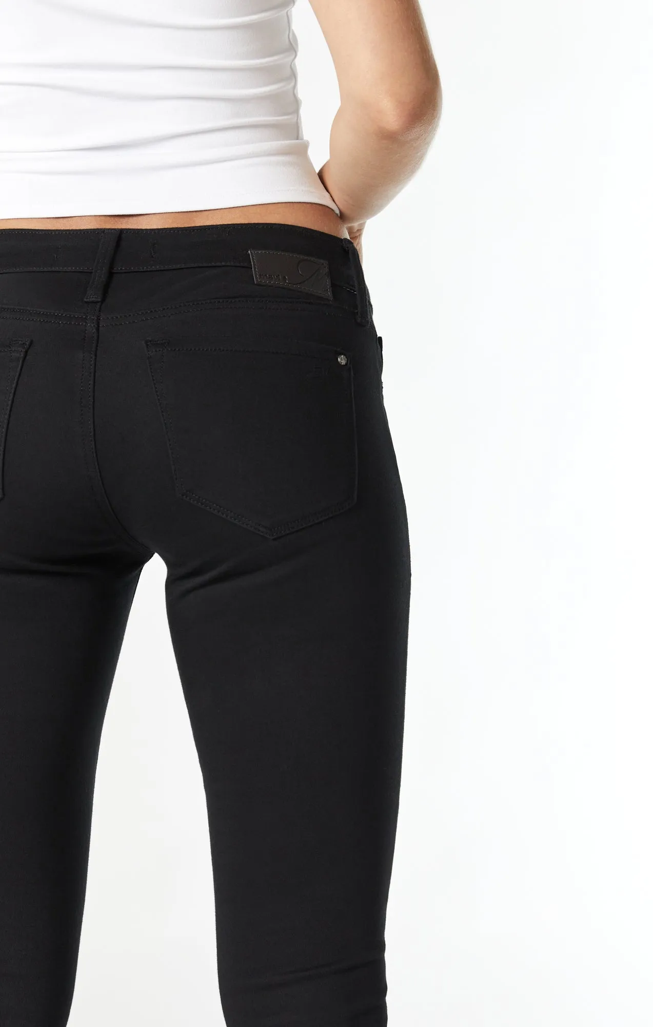 SERENA SUPER SKINNY JEANS IN JET BLACK