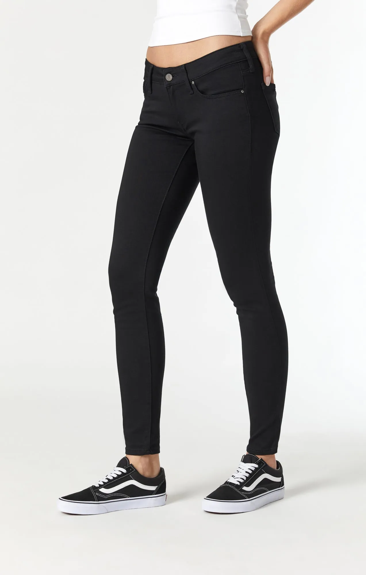 SERENA SUPER SKINNY JEANS IN JET BLACK