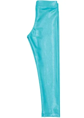 Shimmer Legging- Turquoise