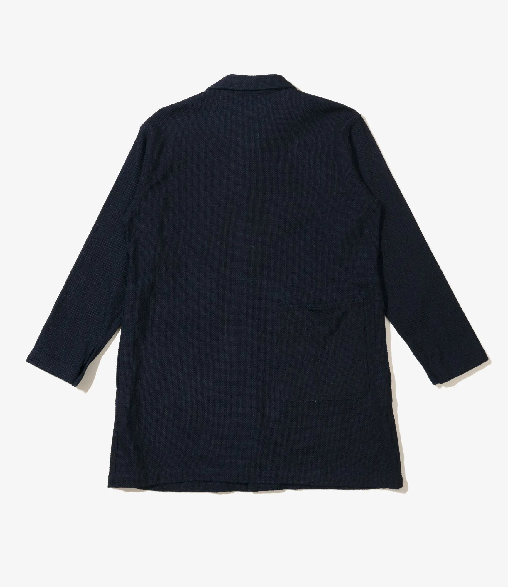 Shop Coat - Dk. Navy Cotton Heavy Basketweave