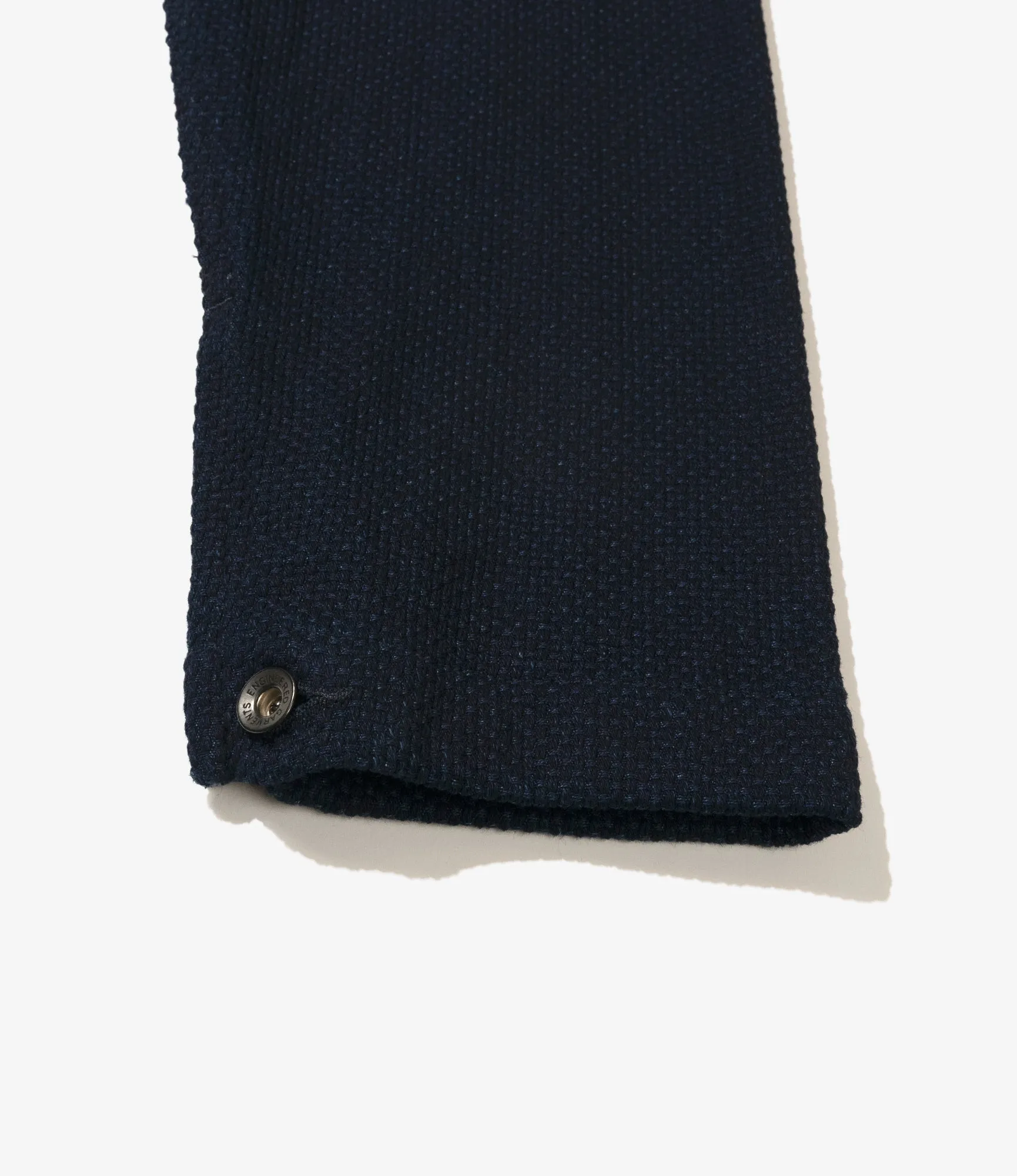 Shop Coat - Dk. Navy Cotton Heavy Basketweave