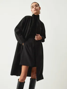 Stand Collar Graceful Longline Trench Coat