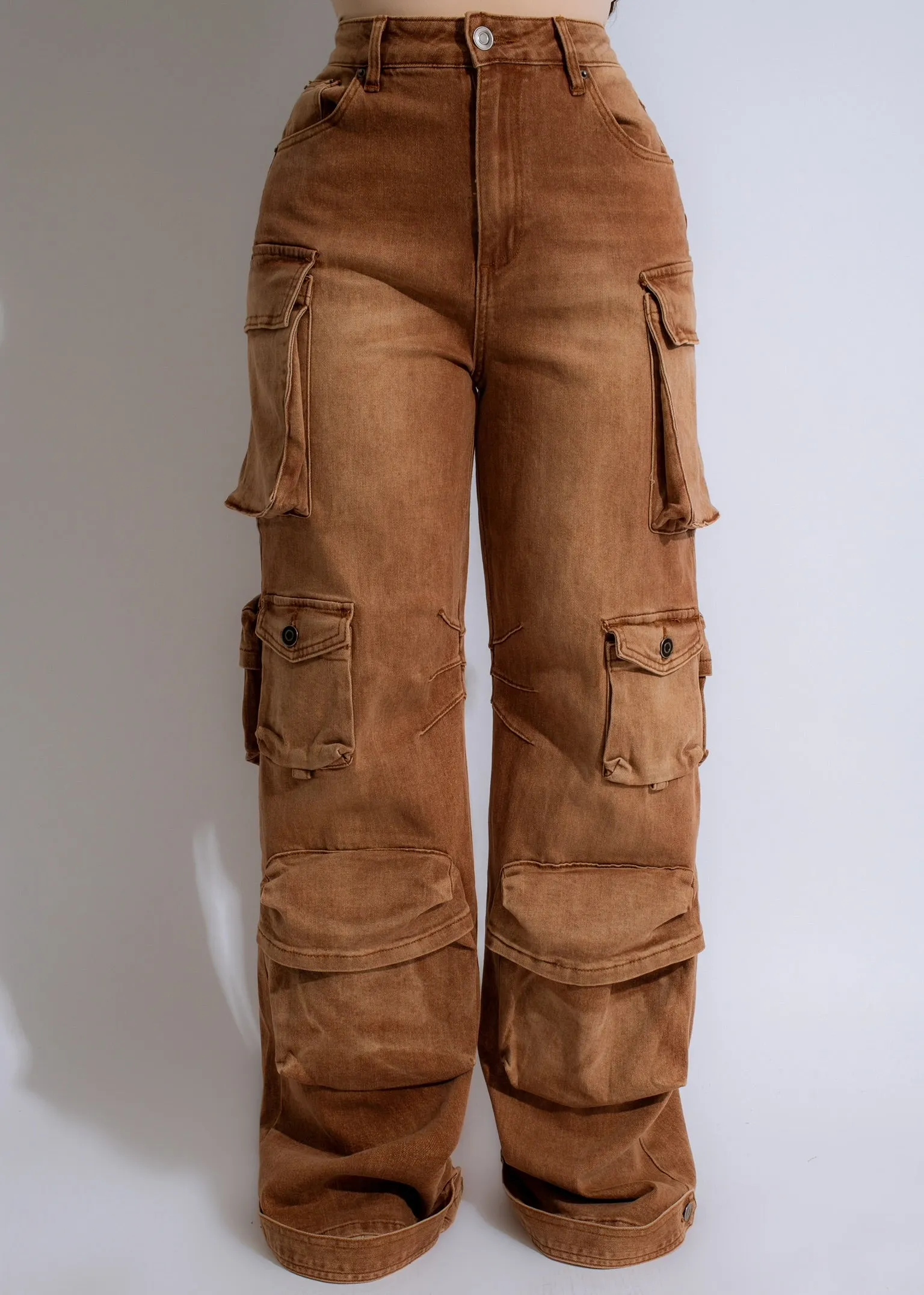 Sunset Rhapsody Cargo Pants Brown