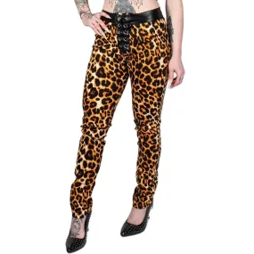 Switchblade Stiletto  | Leopard Print High Waisted Rebel Pants