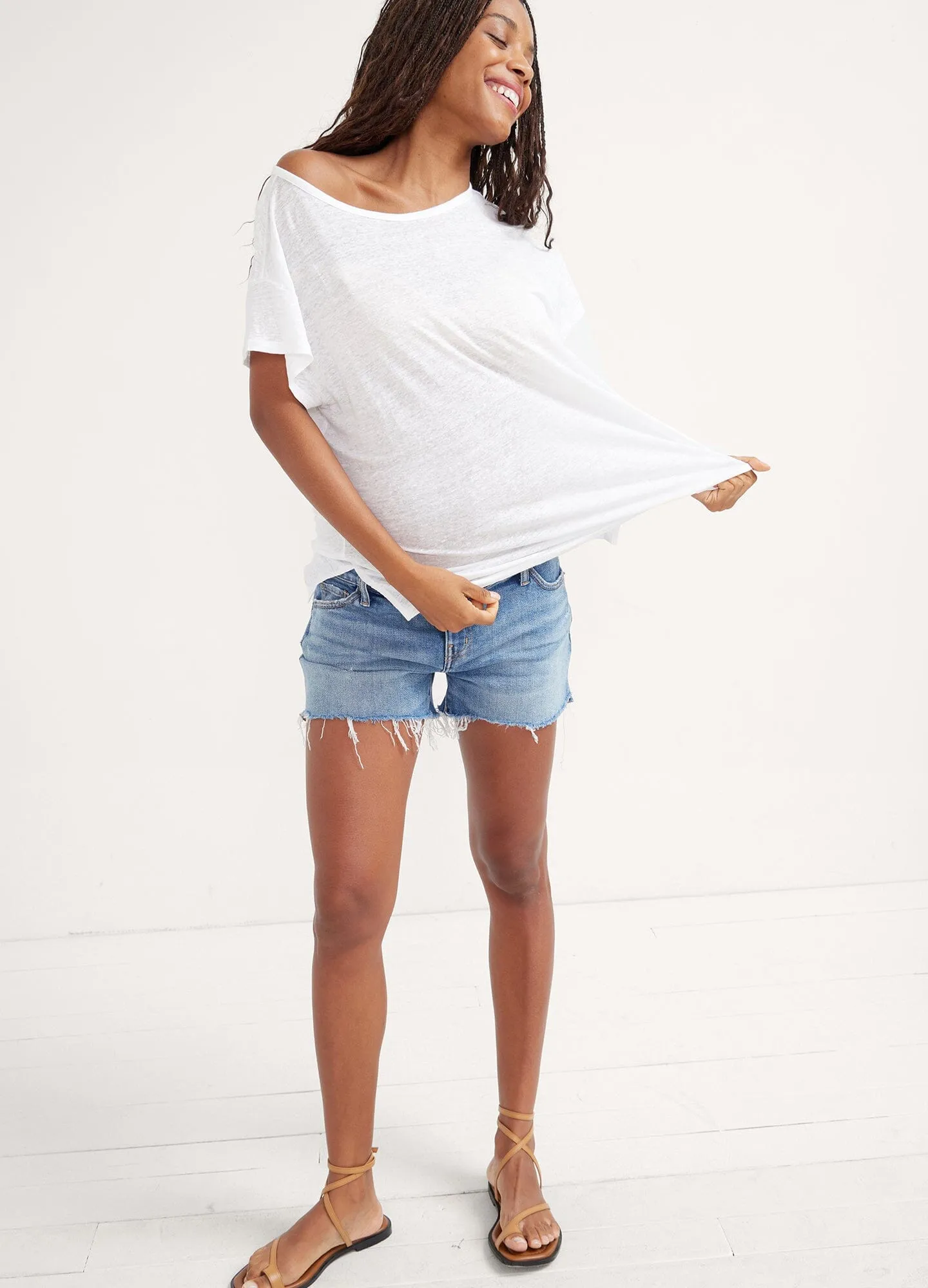 The Cut Off Maternity Short