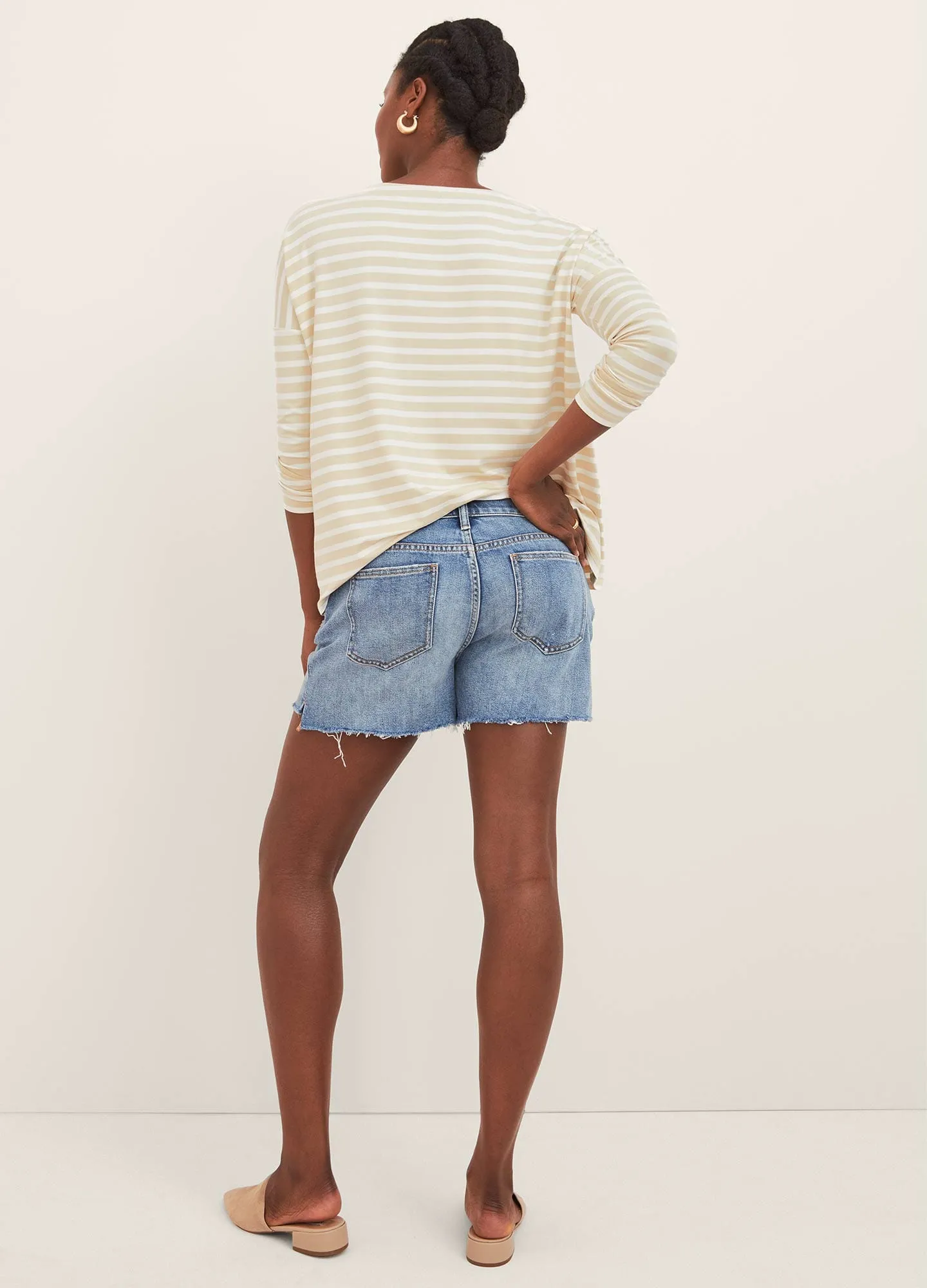 The Cut Off Maternity Short