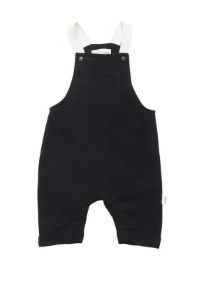 The Gauze Overalls - Black - BABY