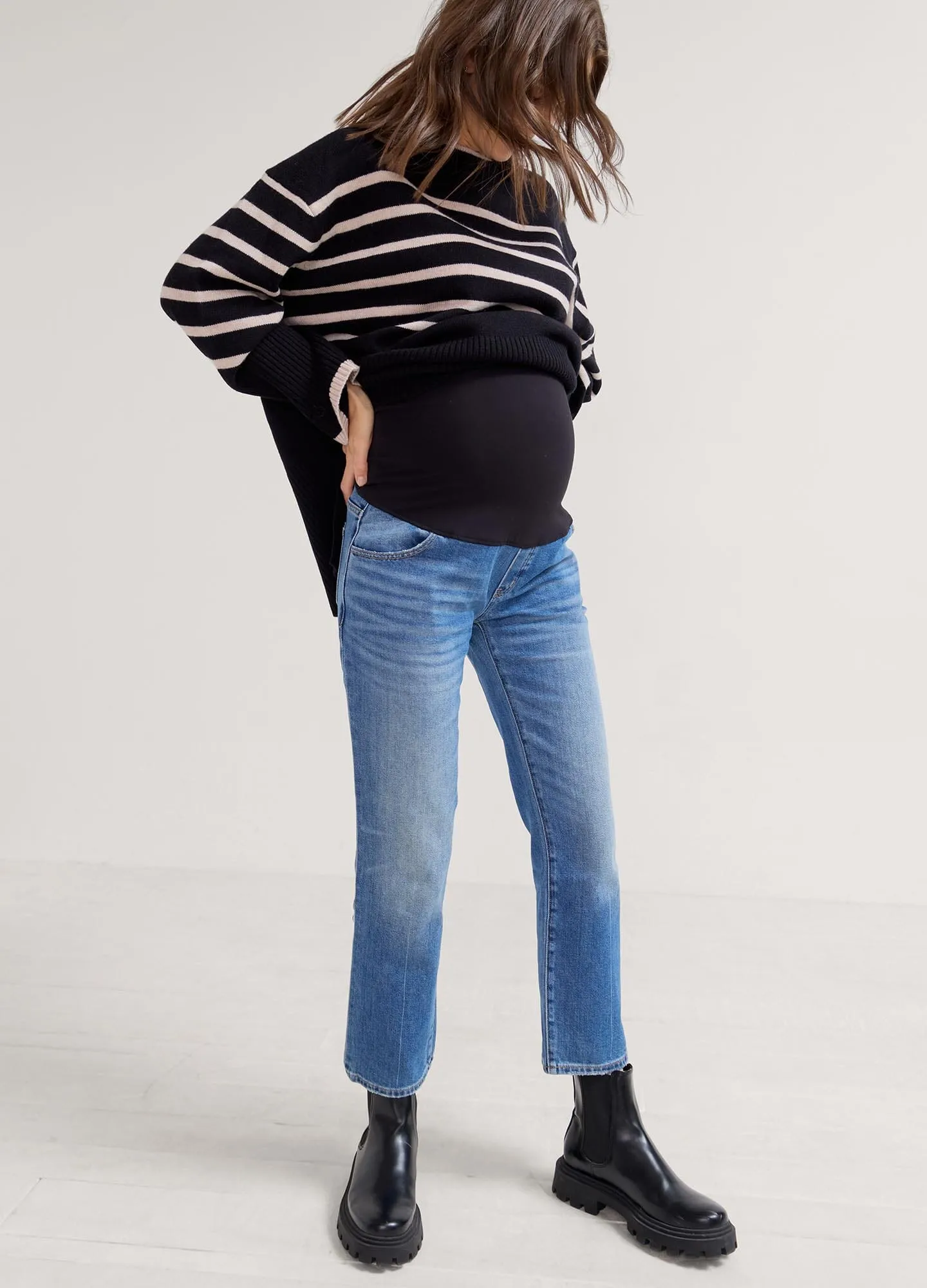 The Over The Bump Straight Maternity Jean