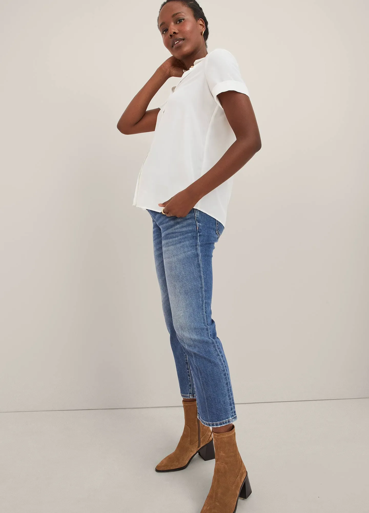 The Over The Bump Straight Maternity Jean