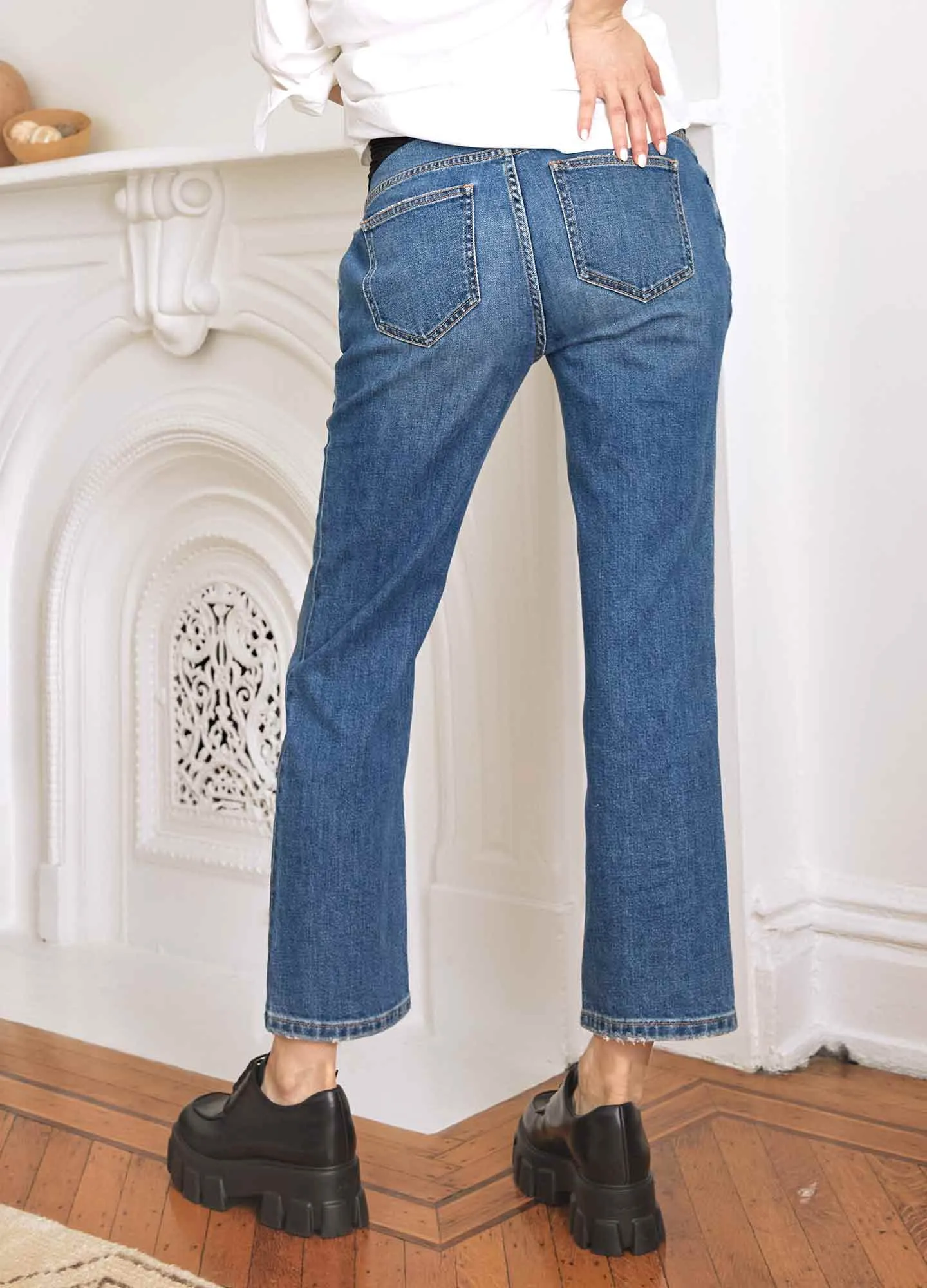 The Over The Bump Straight Maternity Jean