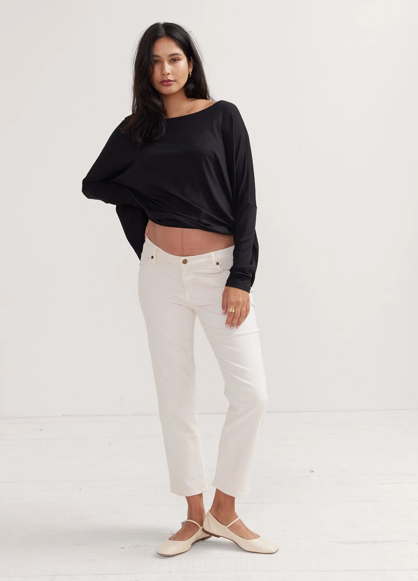 The Straight Leg Maternity Jean