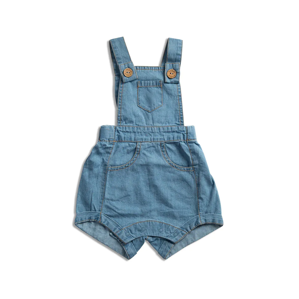 Tiny Twig Denim Organic Overall