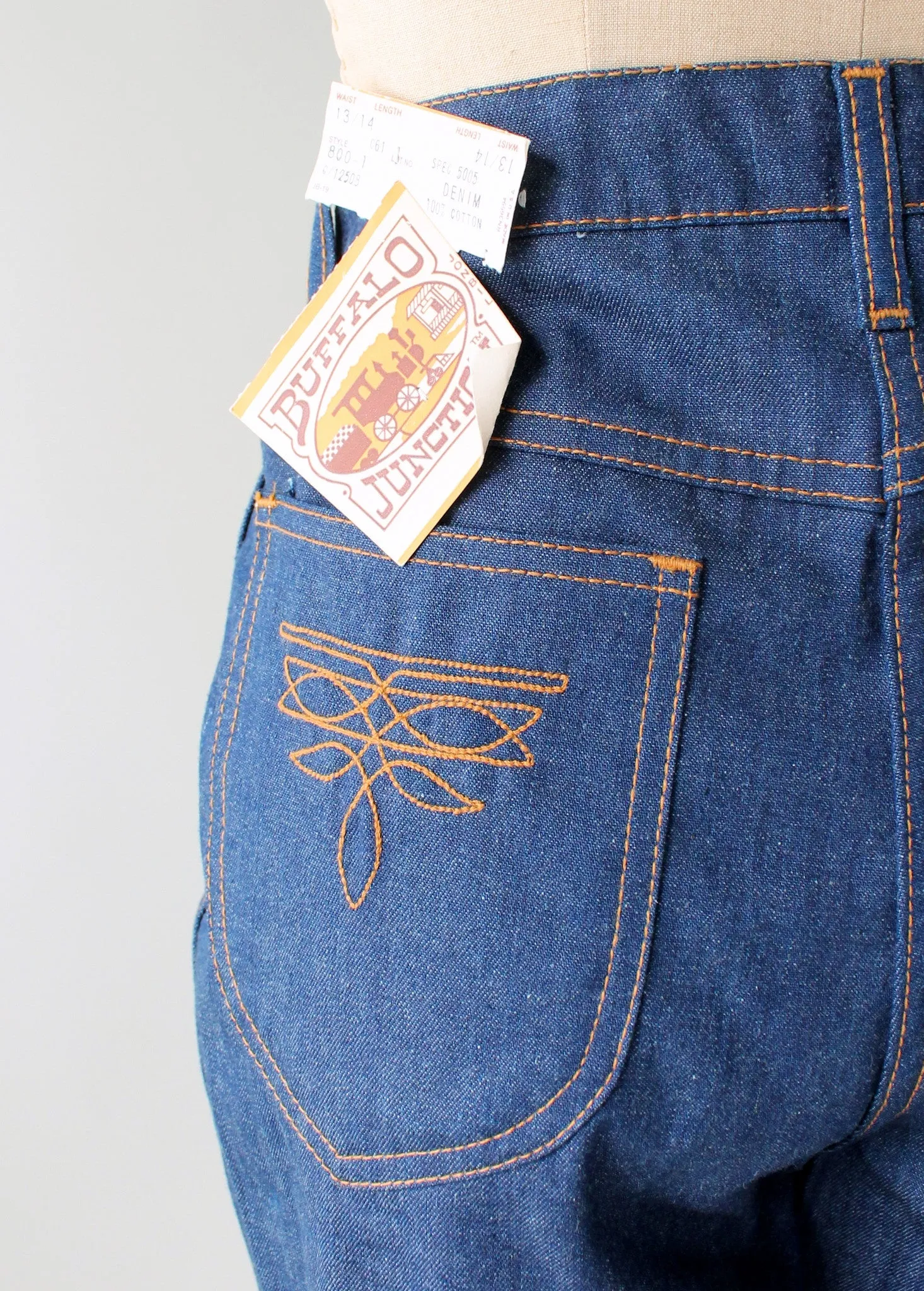 Vintage 1970s Deadstock Buffalo Junction Jeans