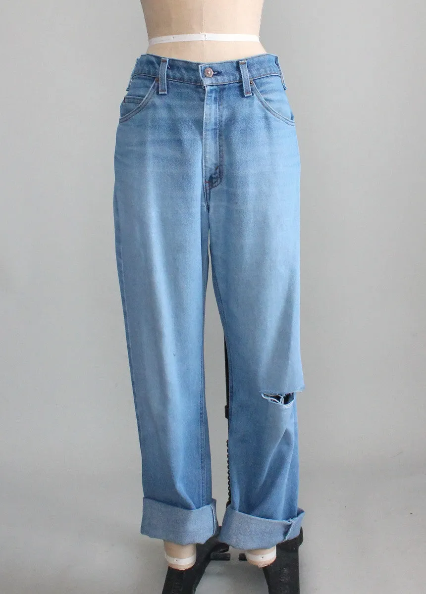 Vintage 1970s Orange Tab Levi's Boyfriend Jeans