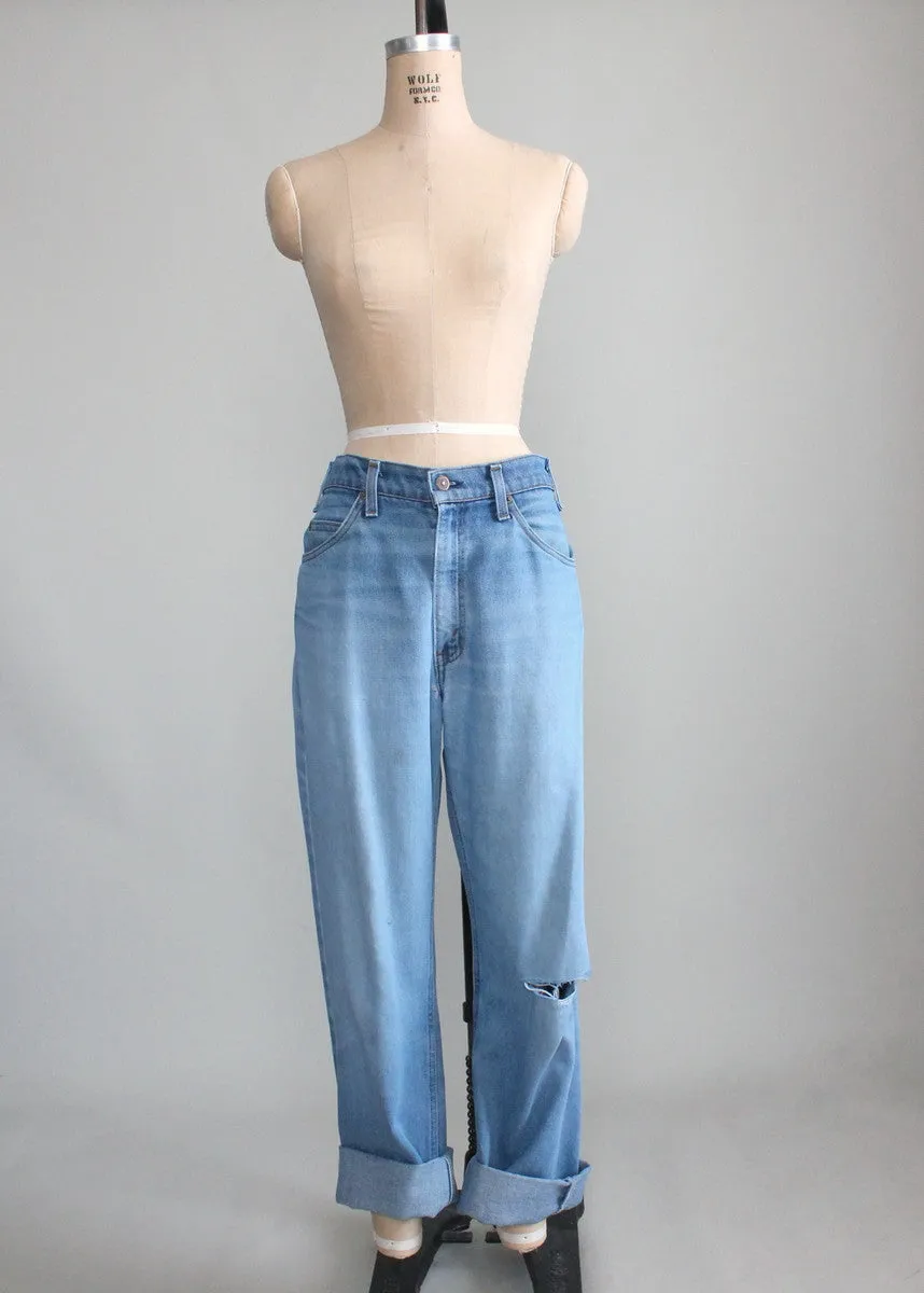 Vintage 1970s Orange Tab Levi's Boyfriend Jeans