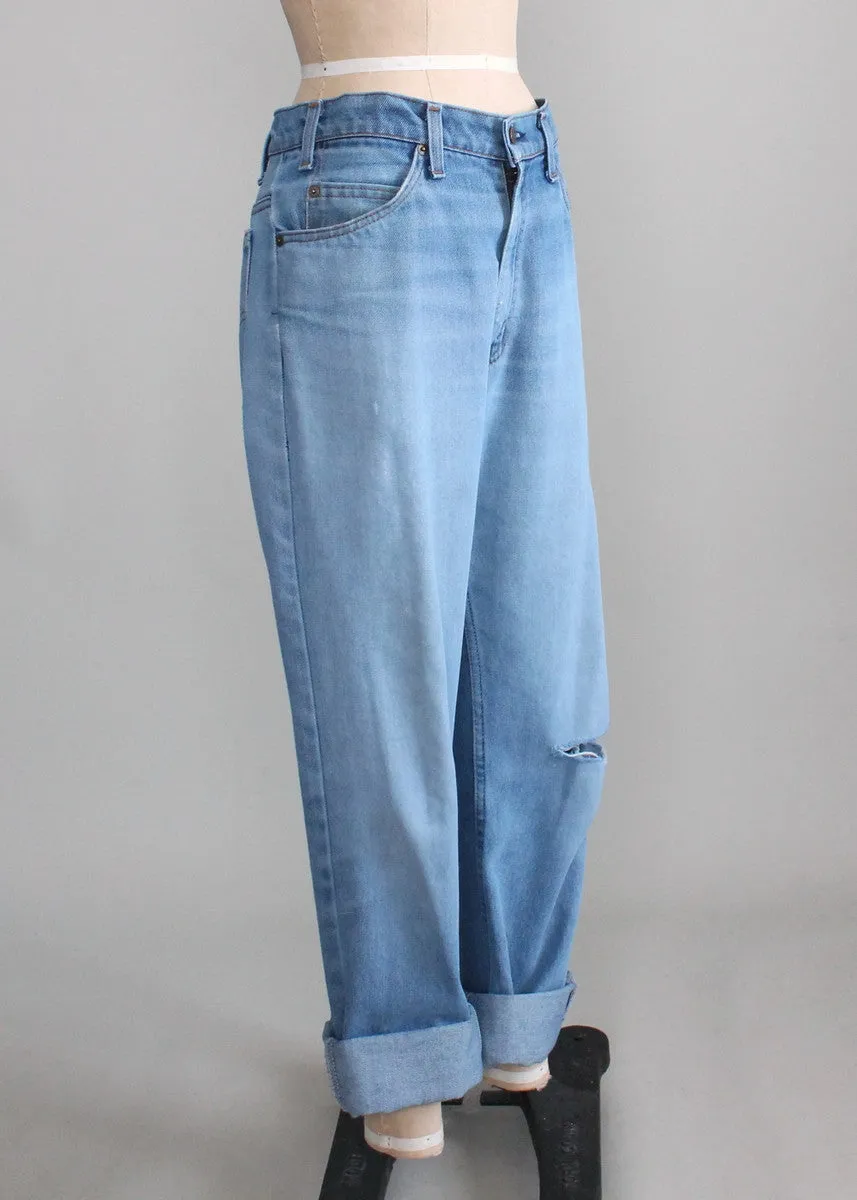 Vintage 1970s Orange Tab Levi's Boyfriend Jeans