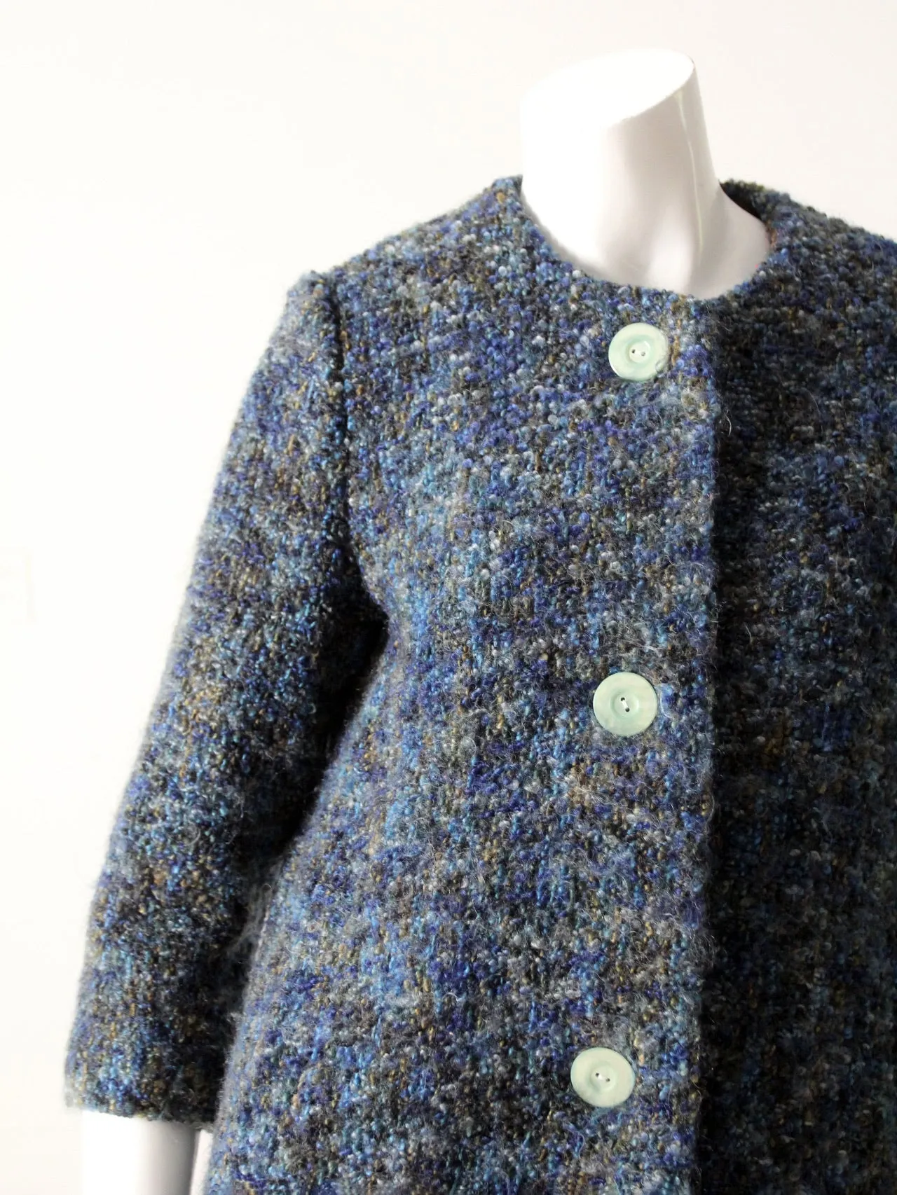 vintage 60s tweed coat