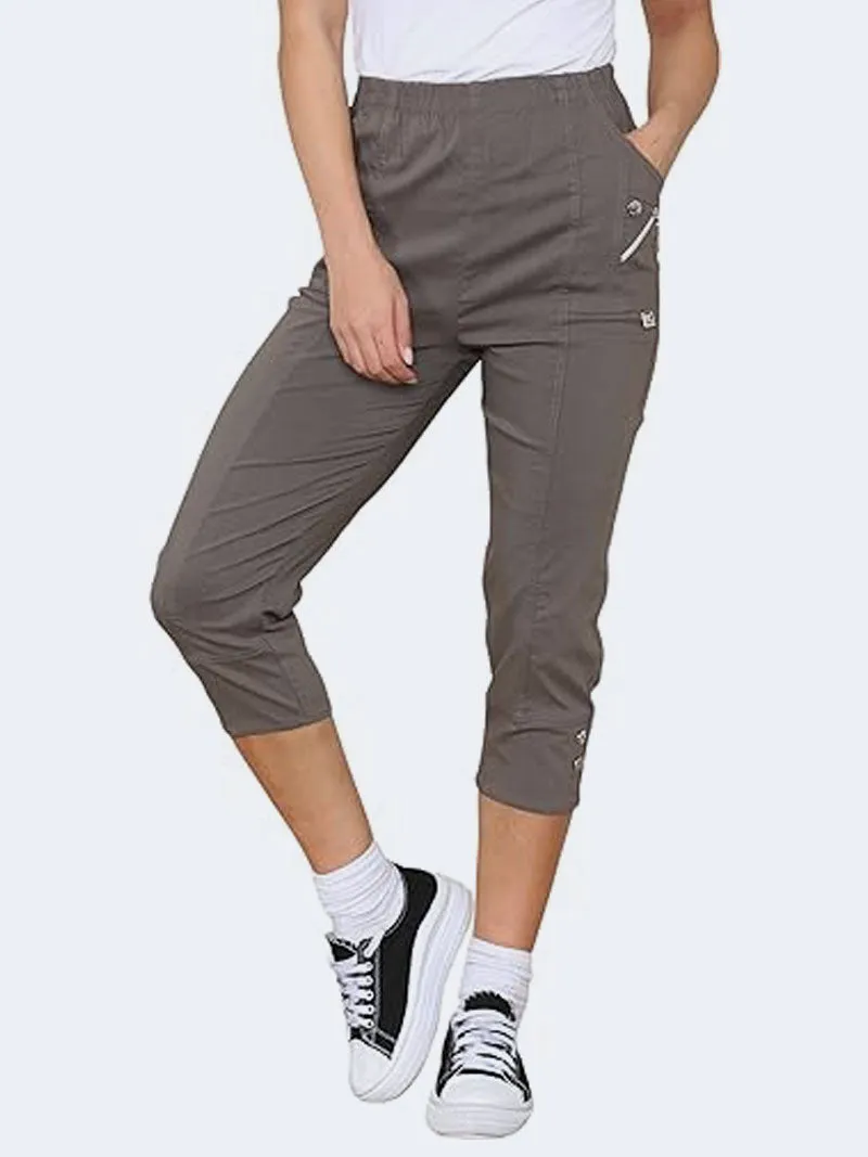 Women's Cherry Berry Capri Trousers Pant