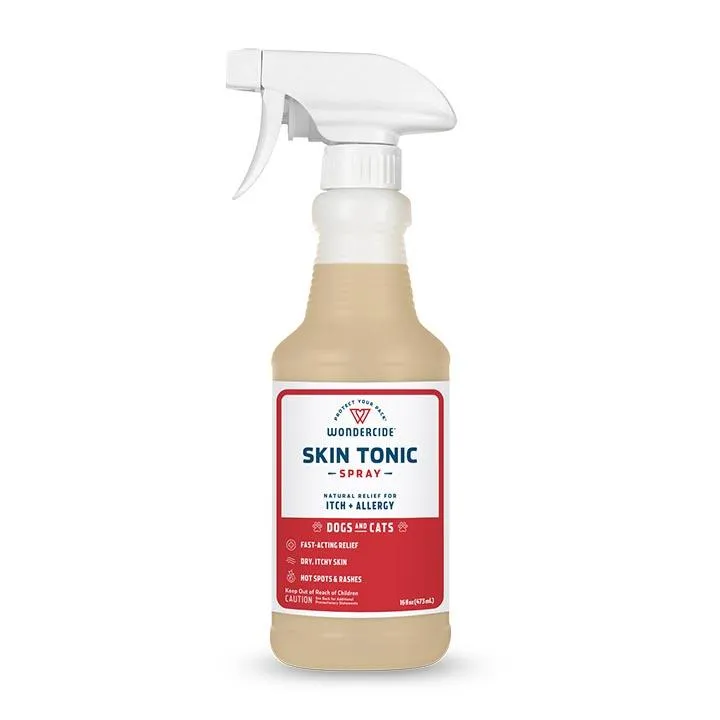 Wondercide Natural Skin Tonic Itch Relief Spray for Dogs & Cats