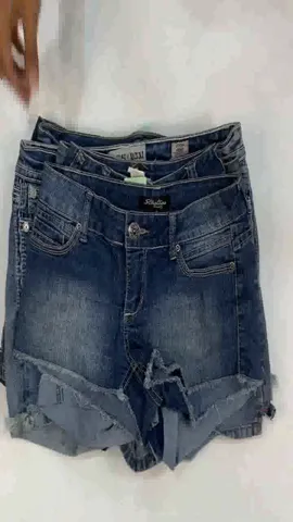 Y2K retro style denim shorts (SR-527)