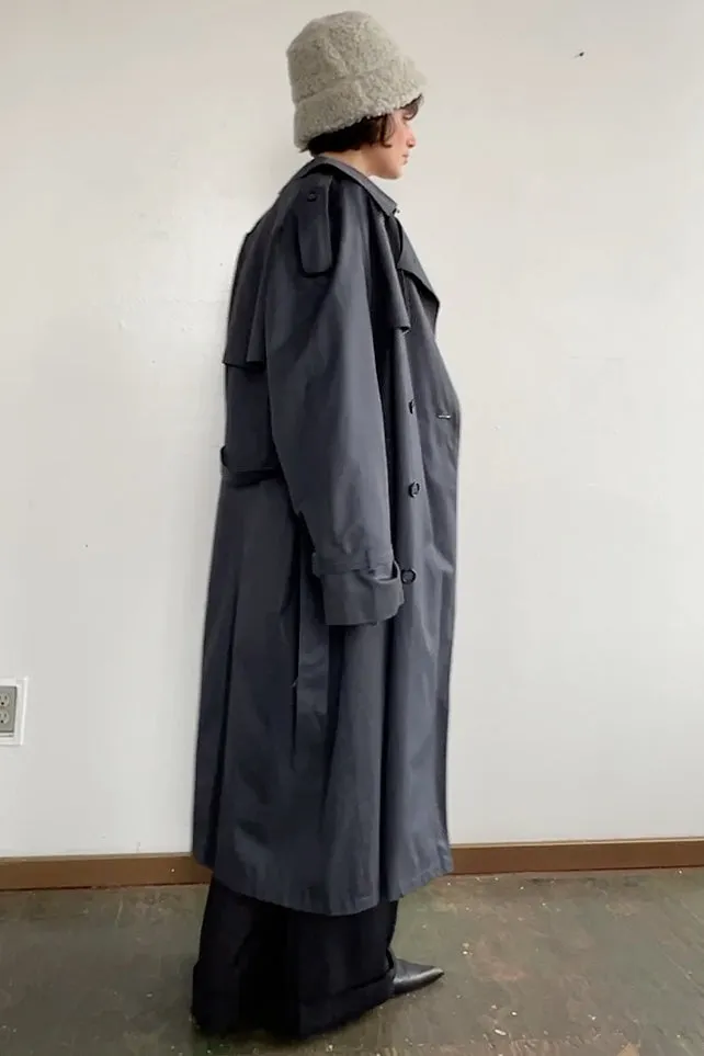 Yves Saint Laurent Gray Trench Coat